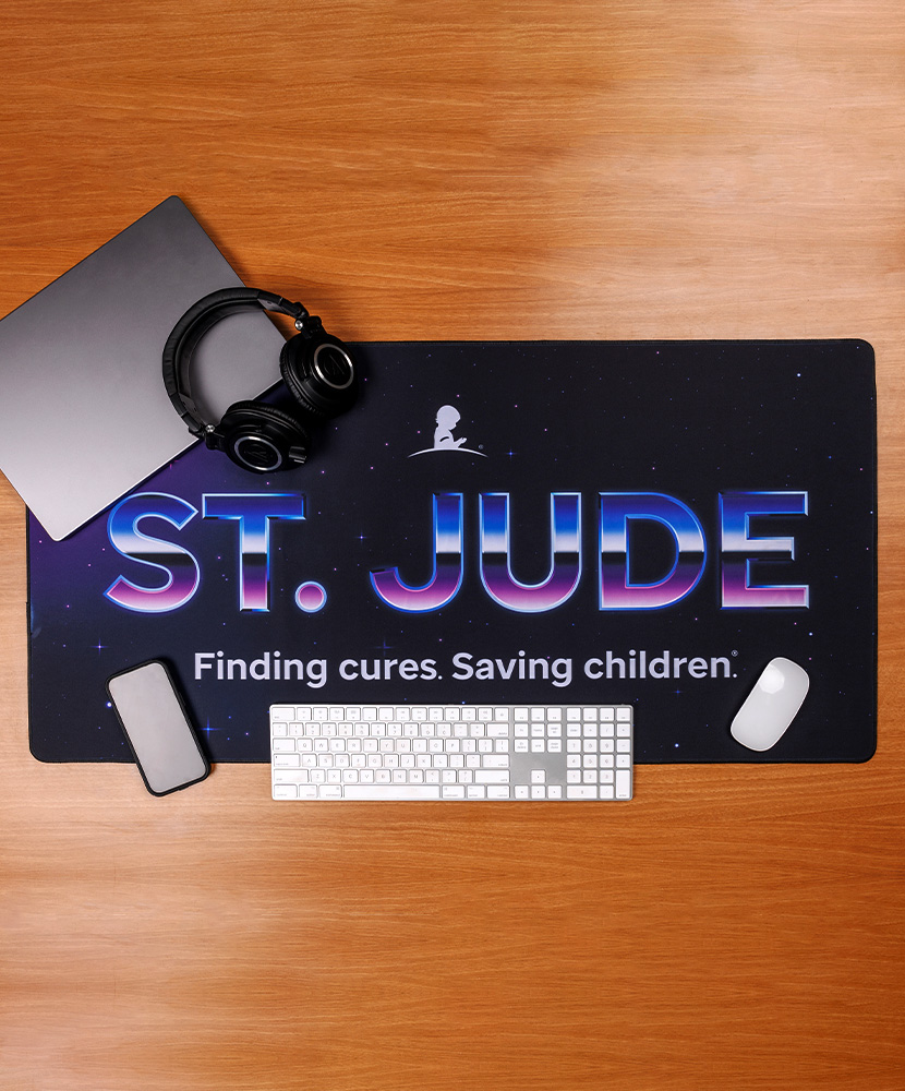 St. Jude Chrome Oversized 39" x 19" Mousepad